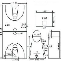 篮球场无锡篮球场标准尺寸、篮球场面积、无锡篮球场施工-苏州奥