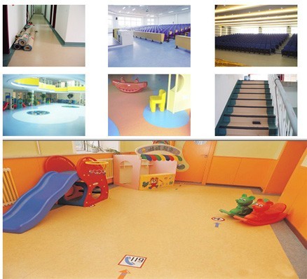 深圳幼儿园专用PVC胶地板
