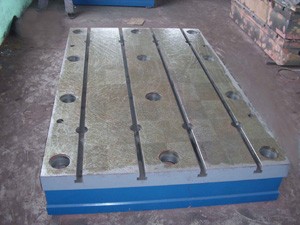 落地镗床工作台,铸铁平板基地