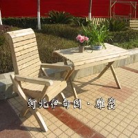 【厂家直销 防腐木桌椅】园林雕塑工艺品