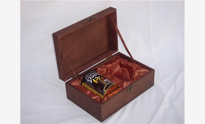 木制茶盒图1