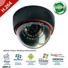 960H超清红外半球网络监控摄像