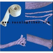 陶瓷纤维绳圆编绳扭绳防火绳密封绳纱线套管