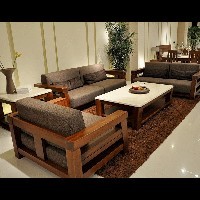 柏森-柏森LD系列后现代风格实木布艺沙发