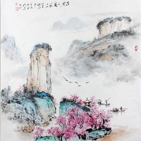 字画销售 山水画批发 名家书画 园圆堂