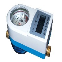 西安射频卡水表刷卡水表外置普通干电池水表图1