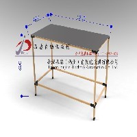 复合管办公桌图1
