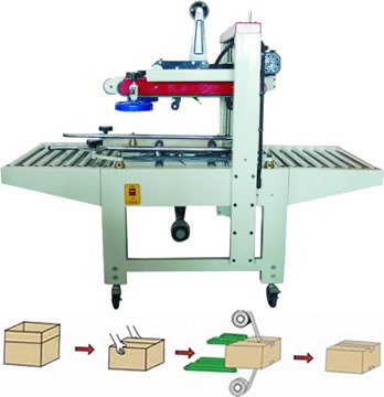 食品厂专用胶带封箱机 厂家直销胶图1