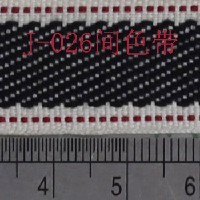 J-026斜纹间色绦纶织带  商标带厂家