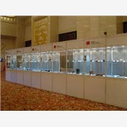 北京八棱柱玻璃展柜租赁，精品玻璃展柜租赁