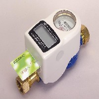 西安射频卡水表外置普通干电池水表