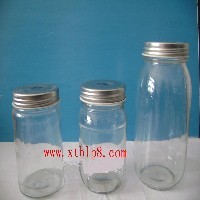 玻璃蜂蜜瓶及配套塑料盖子