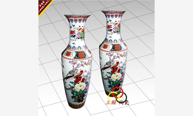 落地陶瓷大花瓶图1