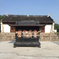 哪里订制香炉 寺庙铁香炉 佛具厂家图1