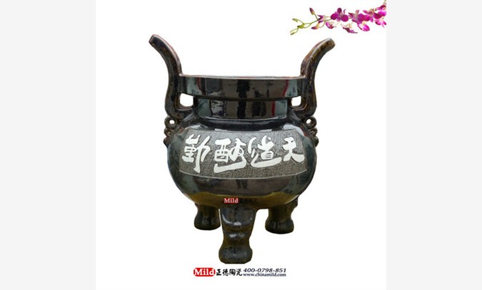 供應(yīng)景德鎮(zhèn)陶瓷鼎 風(fēng)水?dāng)[設(shè)大鼎