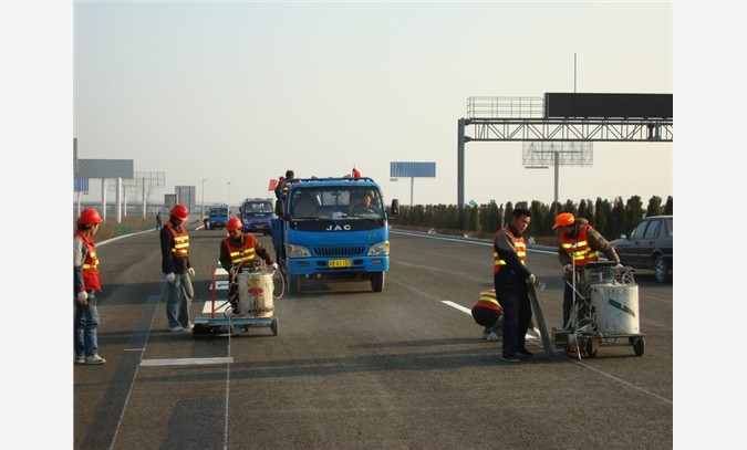 道路划线施工图1