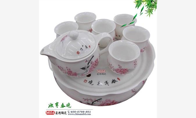 供应陶瓷茶具价格  订做茶具