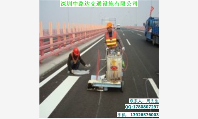 深圳专业道路划线，小区划线