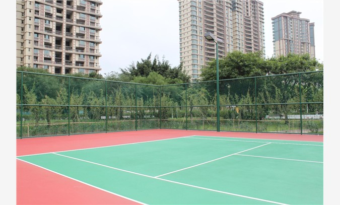 湖南永州硅pu塑胶网球场