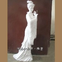 【东北哪里的仙女石雕像做的逼真】中式雕塑