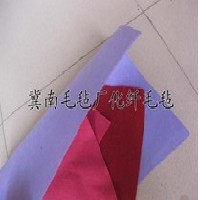 生产彩色化纤毛毡厂家 冀南