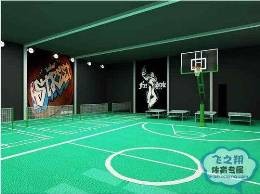 室内篮球馆，自带灯光