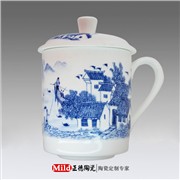 正宗骨瓷茶杯 高档商务礼品陶瓷茶图1