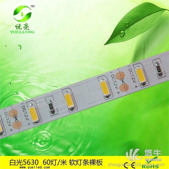 5630灯带LED深圳生产厂家直销白光裸板一米60灯5630LED软灯条