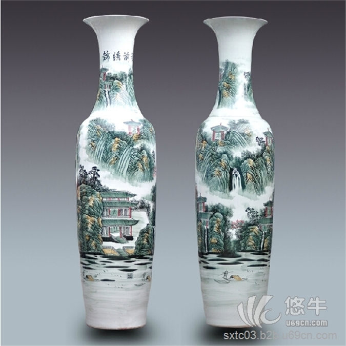 景德镇陶瓷大花瓶图1