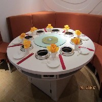大理石火锅桌