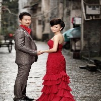 桂林小麦婚纱摄影分享胸小穿什么内衣图1