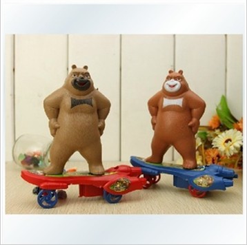 熊出没 回力滑板车