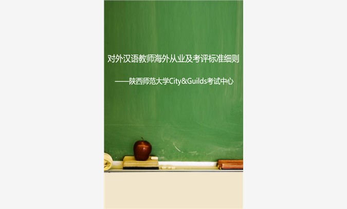 对外汉语教师海外从业及考评标准细图1