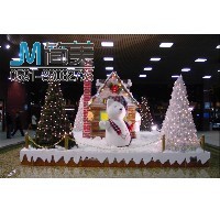福州商场圣诞布置 商场圣诞布置公司 商场圣诞布置首选简美