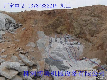 山西管线沟渠开挖岩石设备-劈裂机