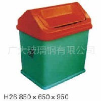 桂林玻璃钢垃圾桶图1