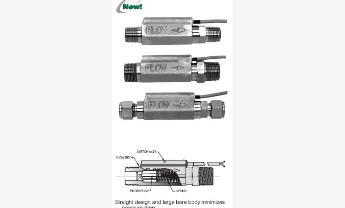 流量低压不锈钢流量开关图1