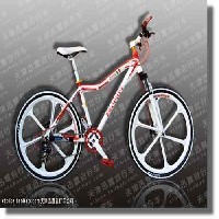 法拉利山地车自行车喜玛诺24、27速一体轮R胶涂装
