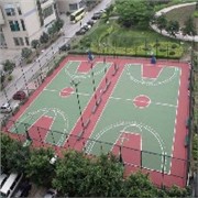 南京网球场报价,上海篮球场施工,苏州塑胶地坪施工图1