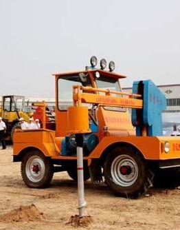 大量生產(chǎn)車載型打樁機  車載型防