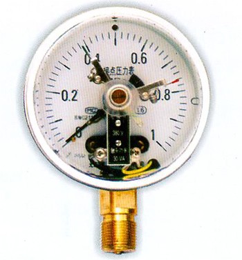 耐震磁助电接点压力表图1