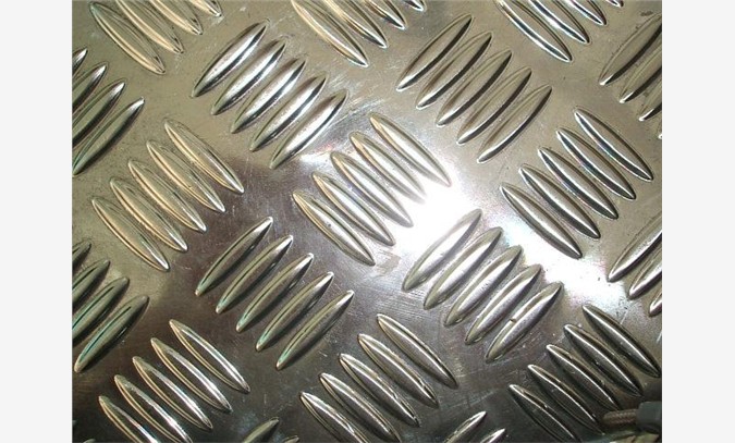 花纹铝板 贴膜铝板 国标槽铝