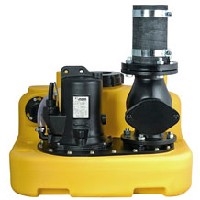污水提升泵站 水处理设备 手动隔膜泵图1