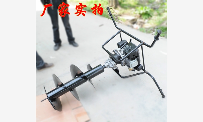 双人操作大马力地钻机 挖坑机