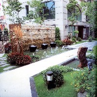 临平中庭花园设计
