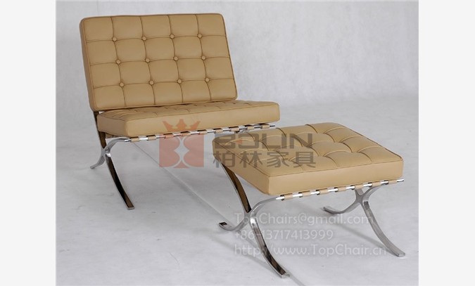 巴塞罗那椅,X型沙发图1