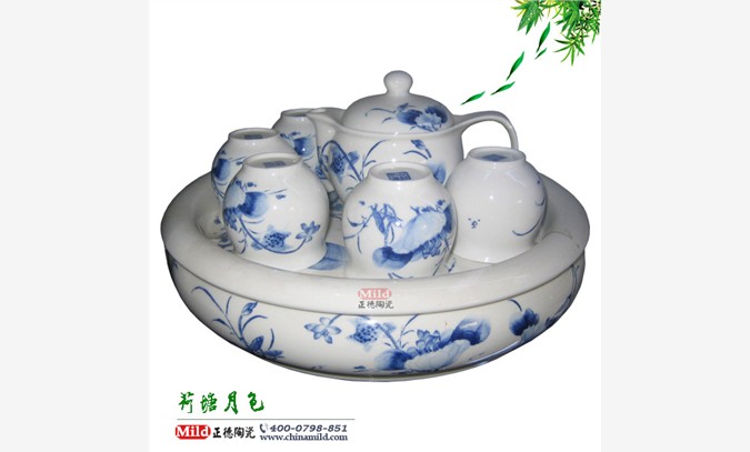 供应定做陶瓷茶具  高档礼品茶具图1