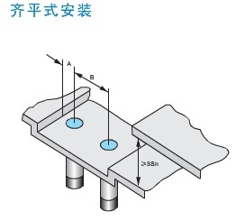 正前方检测小型接近开关 1、正图1