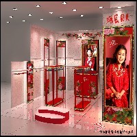 青岛珠宝展示柜设计 青岛数码电器柜台货架图1