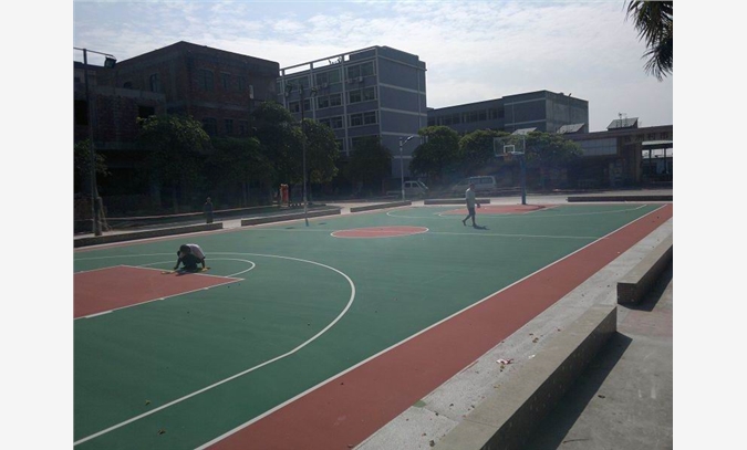 杭州建德篮球场塑胶跑道施工报价商
